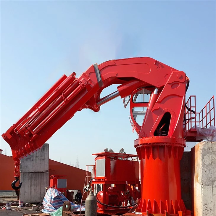 Offshore Foldable Boom Crane