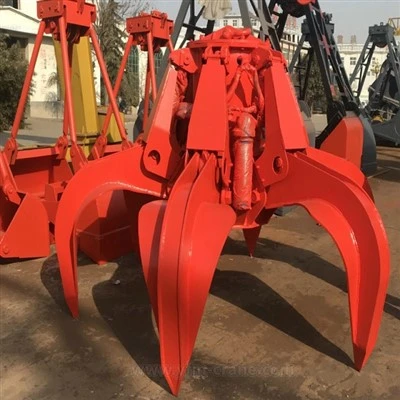 Controle remoto sem fio Orang Peel Crane Grab Bucket